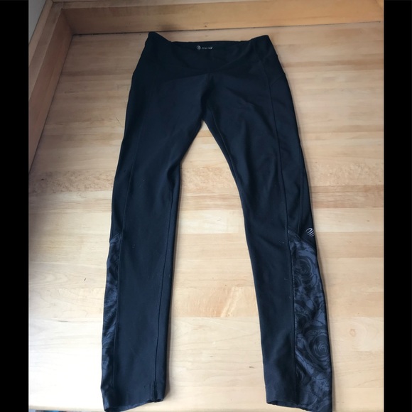 🐙 - Long sport leggings with flowers - Picture 2 of 7